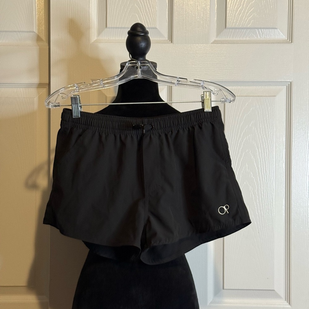Vintage Ocean Pacific (OP) Women's Black Athletic Shorts